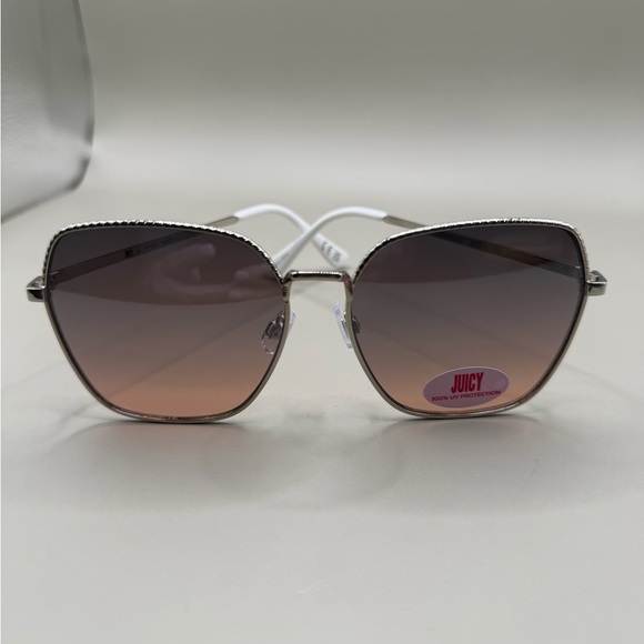 Juicy Couture Accessories - Juicy Couture Gradient Sunglasses - Silver and White